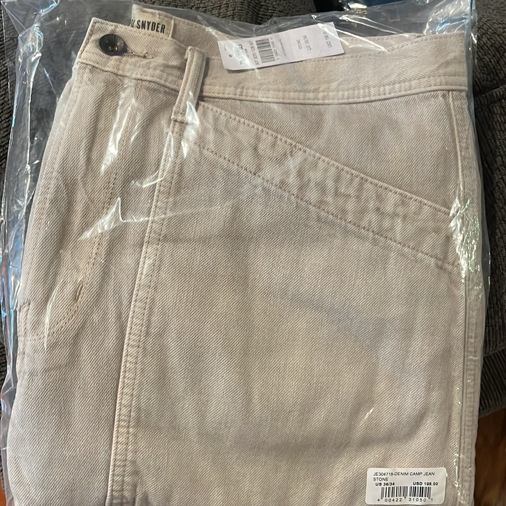 Men's Todd Snyder Stone Pants 36x34 NWT